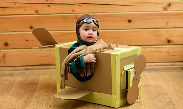 Cardboard Box Surprise for toddler to engaged them indoor