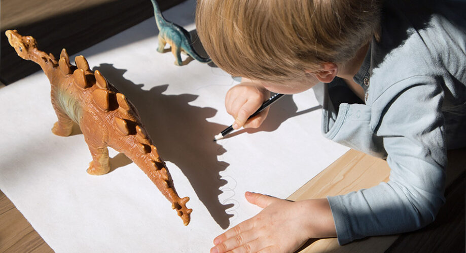 Shadow tracing Indoor game for toddlers 