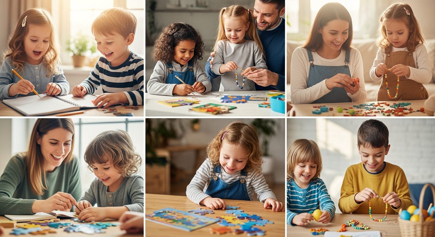 Indoor fun activities for children's when parents are busy