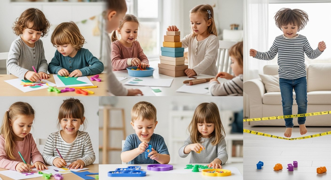 Indoor rainy days activities for preschoolers