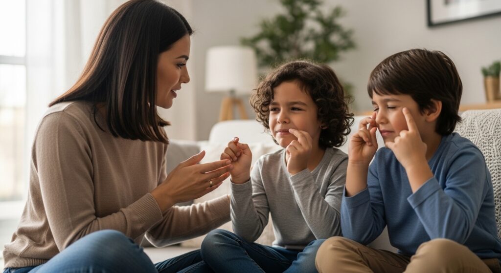 After School emotion check-ins Routine Practice