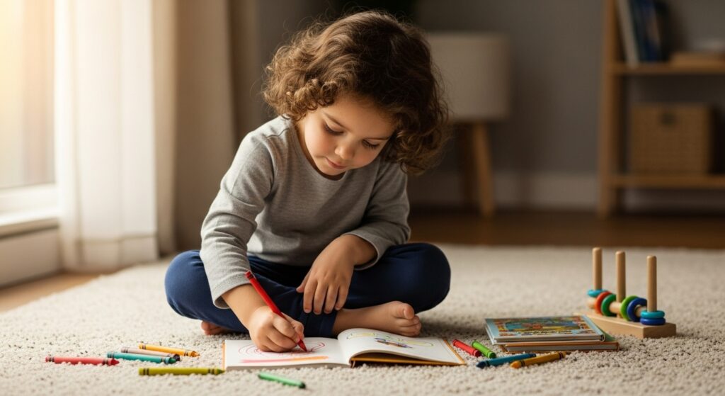 Quiet activity for Autistic child's