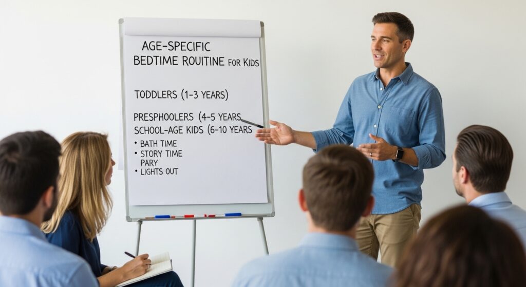 Age-Specific Bedtime Routine for kids
