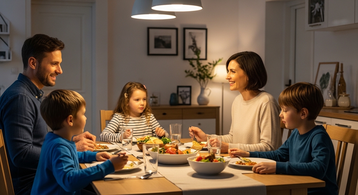 Dinner and family time routine ideas