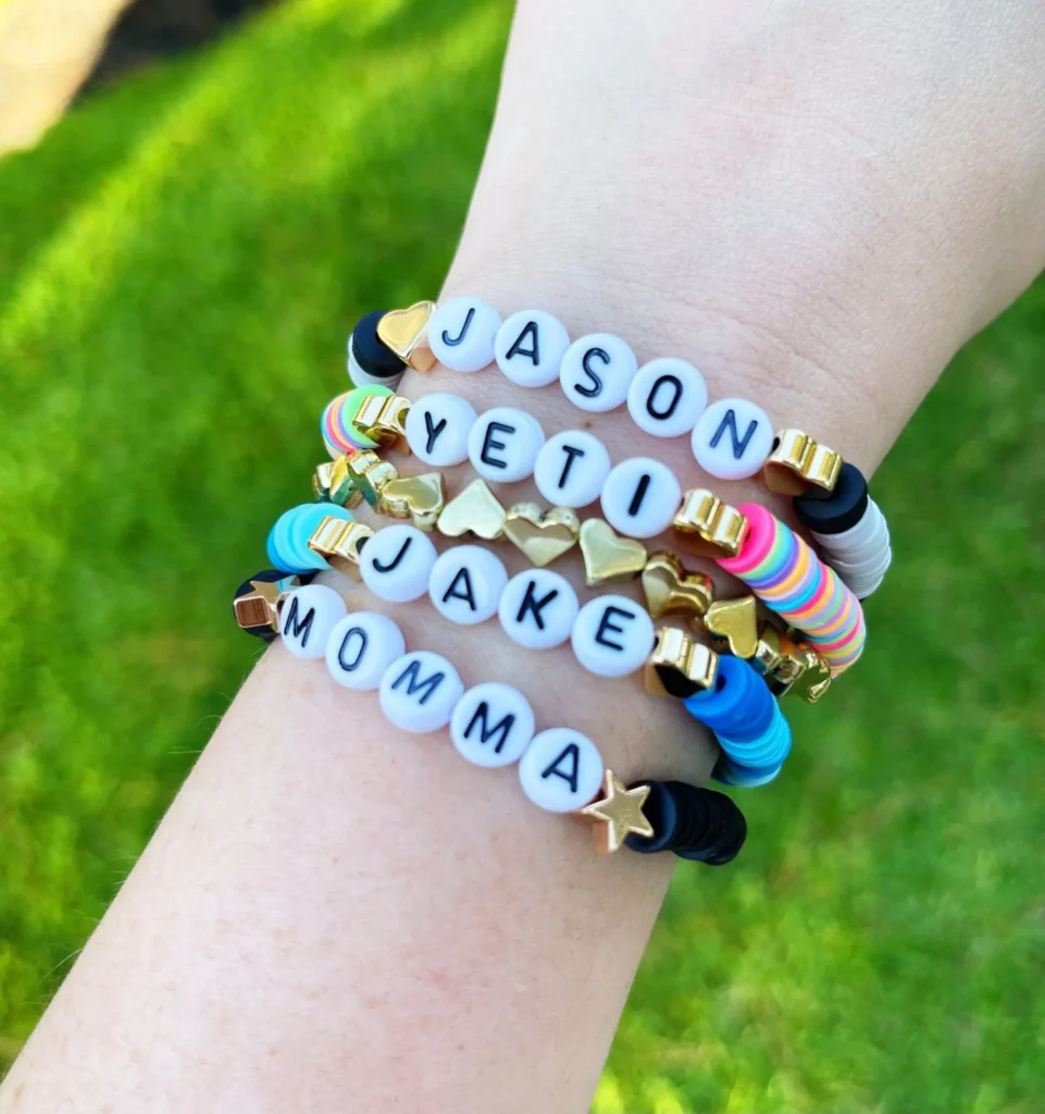 Plan Your custom name bracelet Design