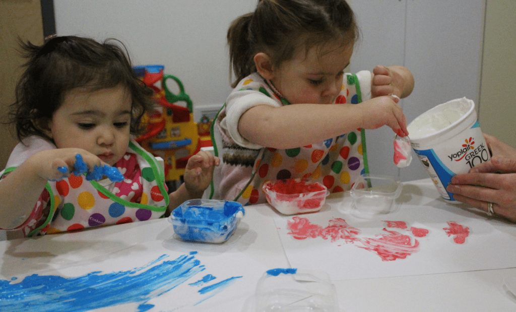 Why Edible Finger Painting is a great activity for babies