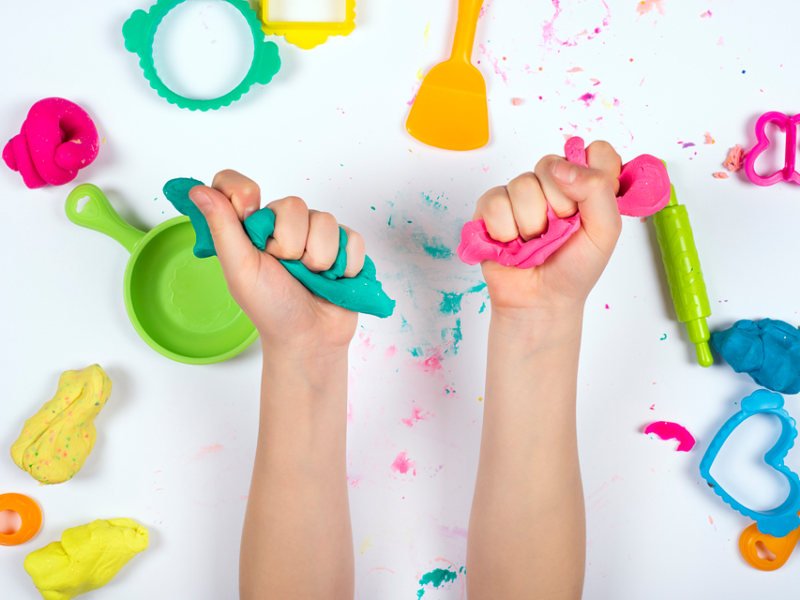 Easy homemade Edible Playdough Recipe Without Cream of Tartar