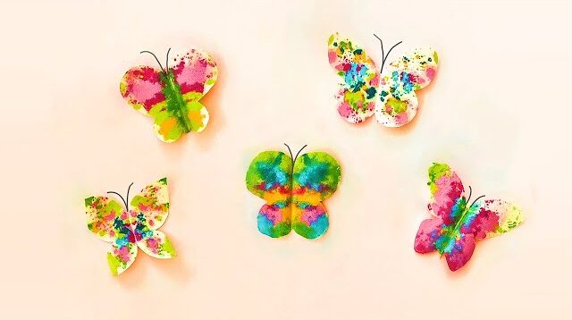How to Make Melted Crayon Butterflies step by step guide